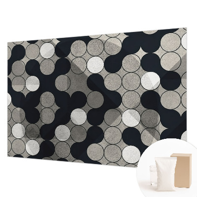 Fototapeta na míru do ložnice Geometrické kruhy