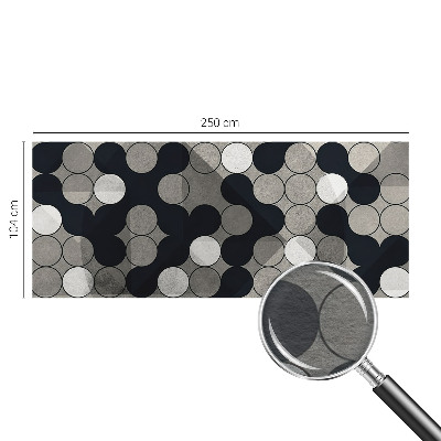 Fototapeta na míru do ložnice Geometrické kruhy