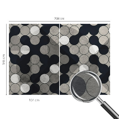 Fototapeta na míru do ložnice Geometrické kruhy