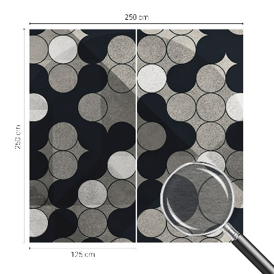 Fototapeta na míru do ložnice Geometrické kruhy