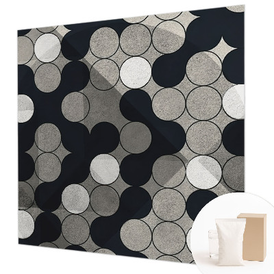 Fototapeta na míru do ložnice Geometrické kruhy