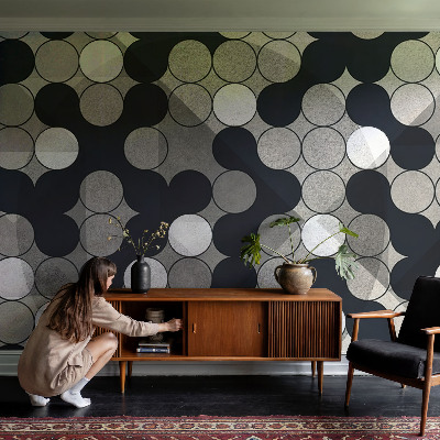 Fototapeta na míru do ložnice Geometrické kruhy