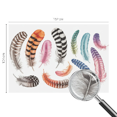 Vliesová fototapeta do ložnice Pastelové peří