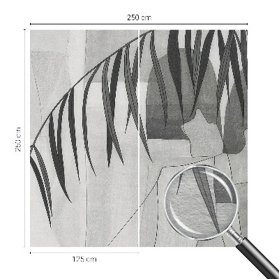 Fotografická tapeta vliesová Abstraktní palma