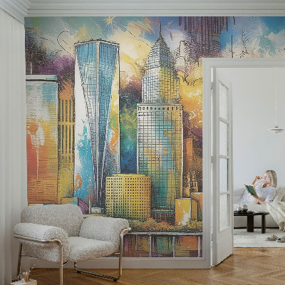Vliesová fototapeta na zeď Panorama města