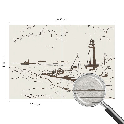 Fotografická tapeta na vliesu Pobřežní krajina