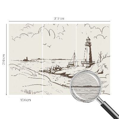 Fotografická tapeta na vliesu Pobřežní krajina