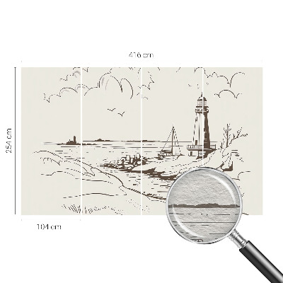 Fotografická tapeta na vliesu Pobřežní krajina