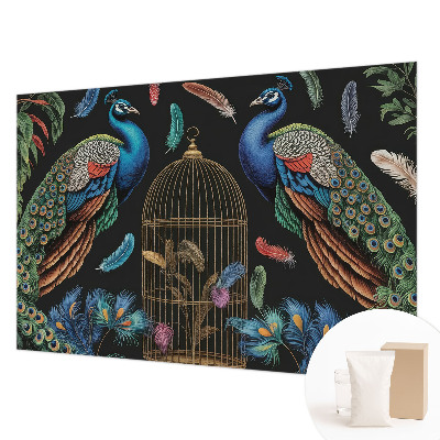 Vliesová fototapeta s potiskem Exotické pávy