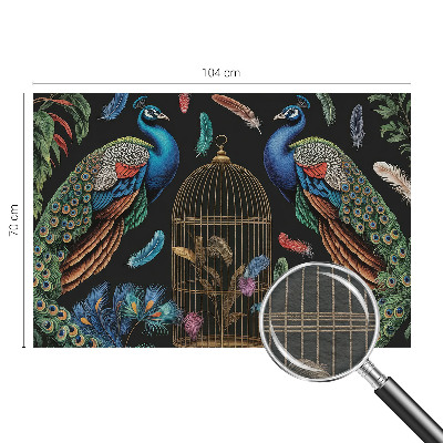 Vliesová fototapeta s potiskem Exotické pávy