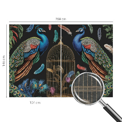 Vliesová fototapeta s potiskem Exotické pávy