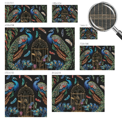 Vliesová fototapeta s potiskem Exotické pávy