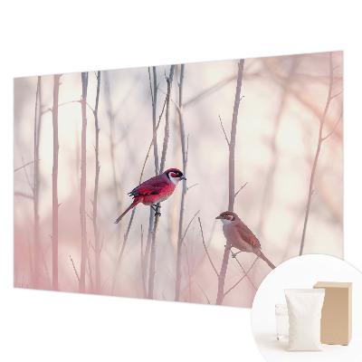 Vliesová fototapeta do ložnice Ptačí pár