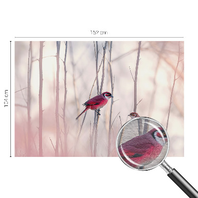 Vliesová fototapeta do ložnice Ptačí pár