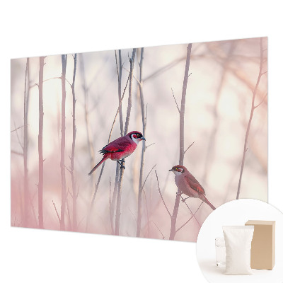 Vliesová fototapeta do ložnice Ptačí pár