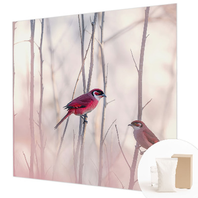 Vliesová fototapeta do ložnice Ptačí pár