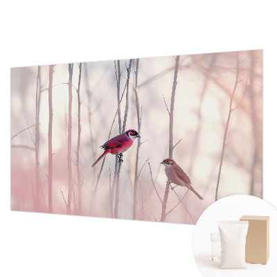 Vliesová fototapeta do ložnice Ptačí pár