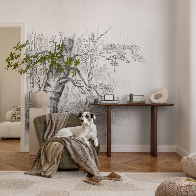 Dekorativní fototapeta na zeď Lesní strom