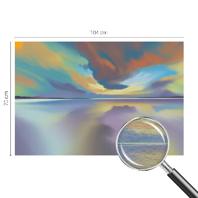3D fototapeta Duhový západ slunce