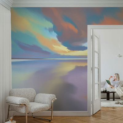3D fototapeta Duhový západ slunce