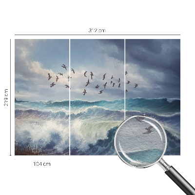 Vliesová fototapeta do obýváků Mořské vlny