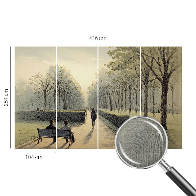 Vliesová fototapeta s potiskem Parkový klid