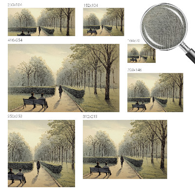 Vliesová fototapeta s potiskem Parkový klid