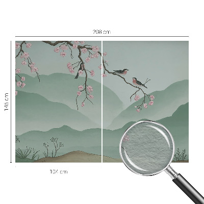 Vliesová fototapeta do obýváků Japonská serenáda