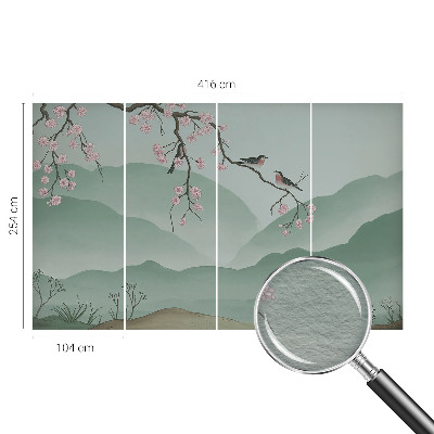 Vliesová fototapeta do obýváků Japonská serenáda