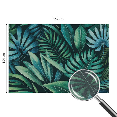 Dekorativní fototapeta na zeď Tropické listy