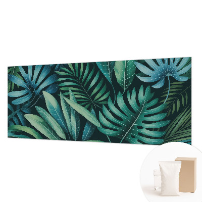 Dekorativní fototapeta na zeď Tropické listy