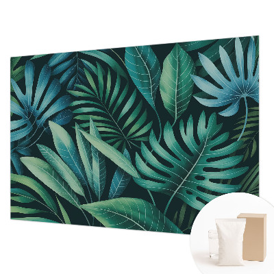 Dekorativní fototapeta na zeď Tropické listy