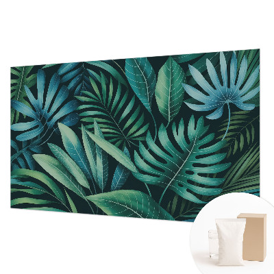 Dekorativní fototapeta na zeď Tropické listy