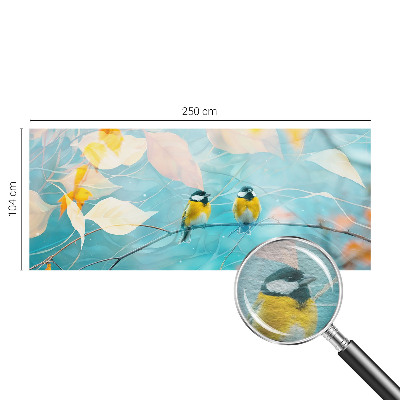 Vliesová fototapeta s potiskem Jarní ptáci