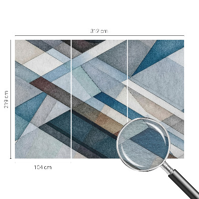Vliesová fototapeta na zeď Abstraktní geometrie