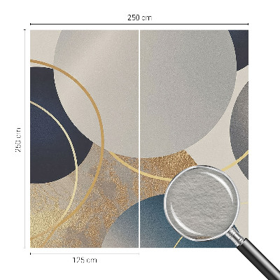 Fotografická tapeta na vliesu Kreativní kruhy