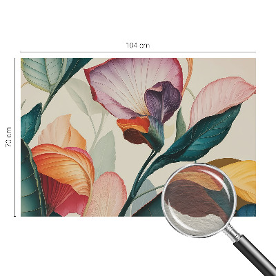 Fototapeta na míru do obýváku Barevné květiny