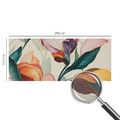 Fototapeta na míru do obýváku Barevné květiny