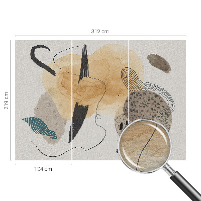 Vliesová fototapeta s potiskem Abstraktní kompozice
