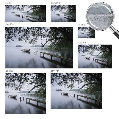 Fotografická tapeta vliesová Klidné jezero