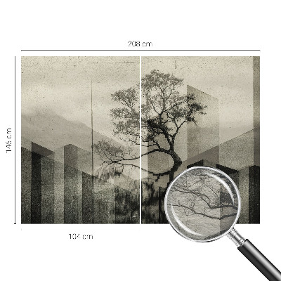 Moderní fototapeta na míru Syrová elegance