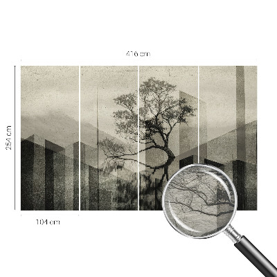 Moderní fototapeta na míru Syrová elegance