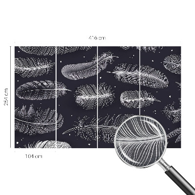 Fotografická tapeta na vliesu Jemné peří