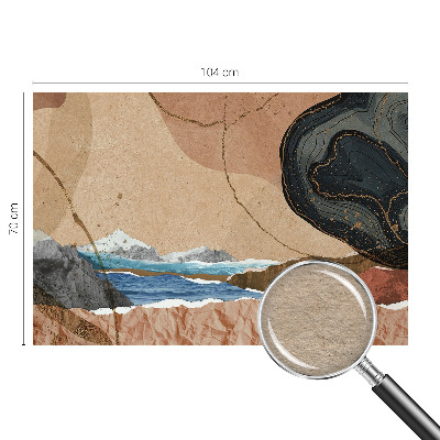 Vliesová fototapeta s potiskem Abstraktní krajina