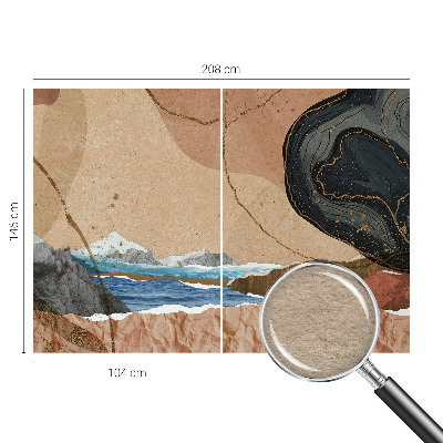 Vliesová fototapeta s potiskem Abstraktní krajina