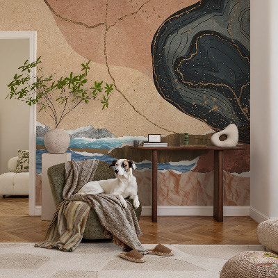 Vliesová fototapeta s potiskem Abstraktní krajina