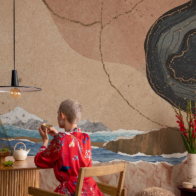 Vliesová fototapeta s potiskem Abstraktní krajina