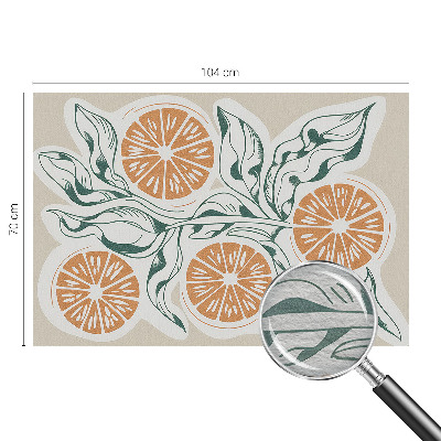 Vliesová fototapeta do ložnice Ovocné vzory