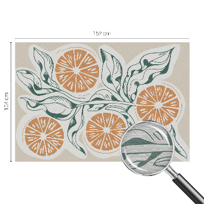 Vliesová fototapeta do ložnice Ovocné vzory