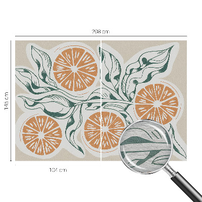 Vliesová fototapeta do ložnice Ovocné vzory